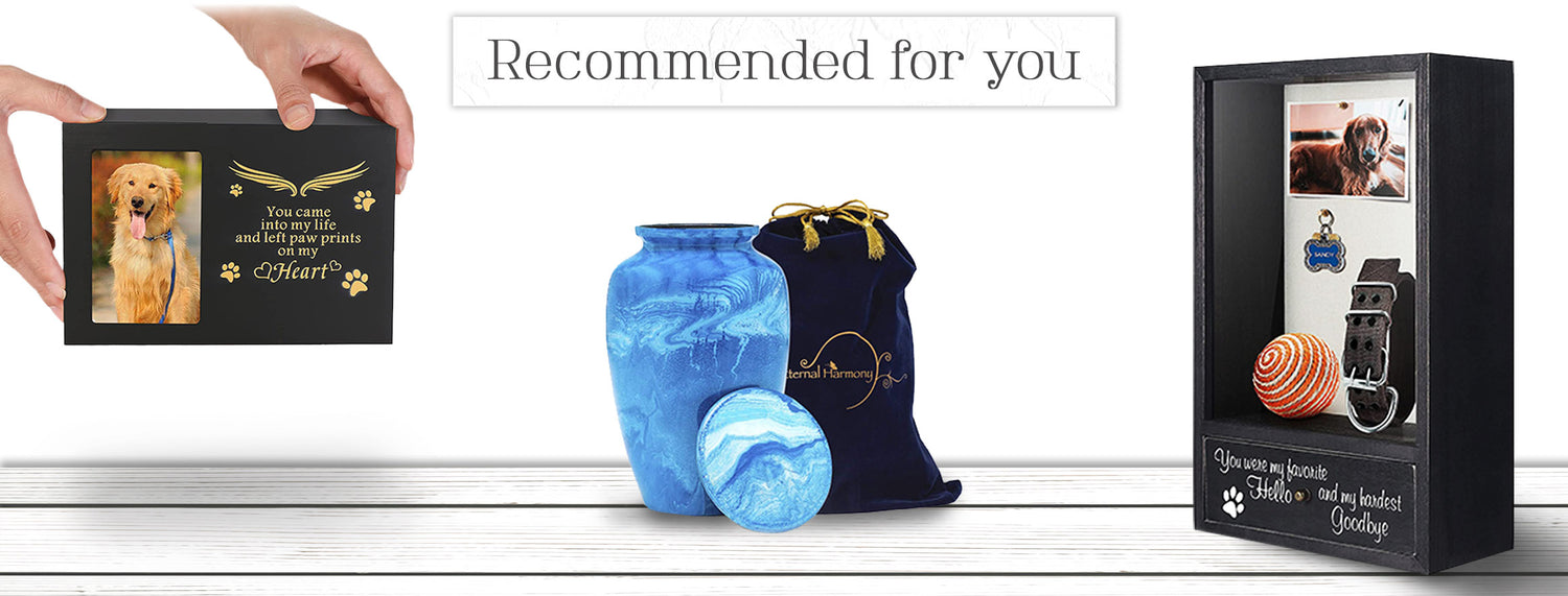 Beautiful pet memorial products, recommended by melOn Design, found on Amazon 